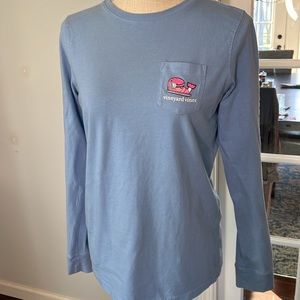 VINEYARD VINES long sleeve tee, periwinkle size XS